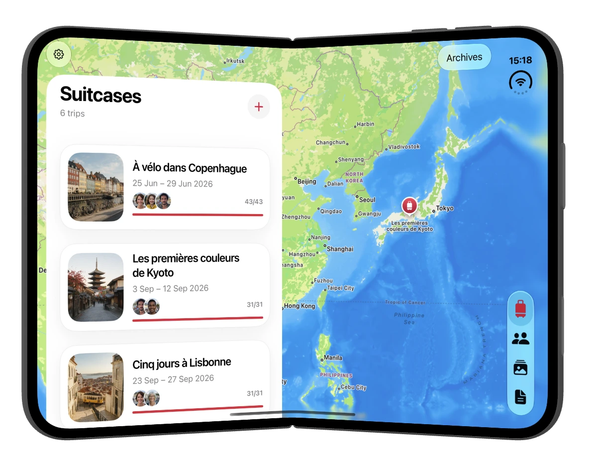 Valise on iPhone Duo